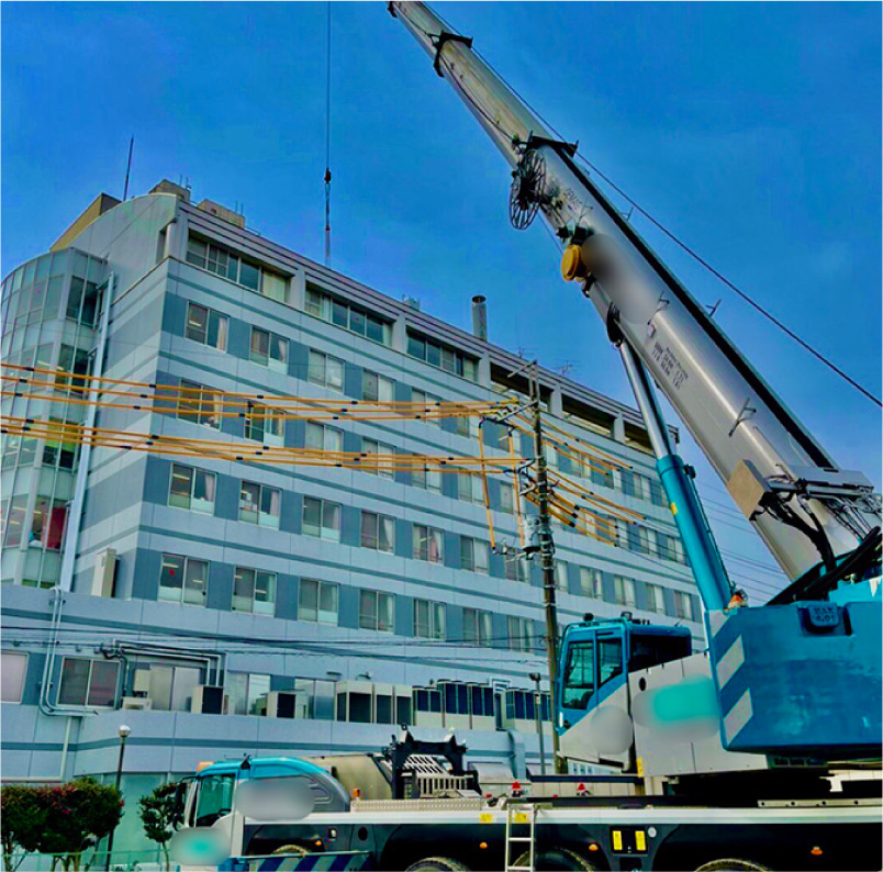 写真(大型重機搬入出)