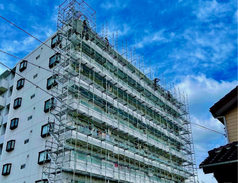 足場工事